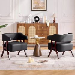 (Miami) - Accent Chairs (Set of 2) – Mid-Century Modern