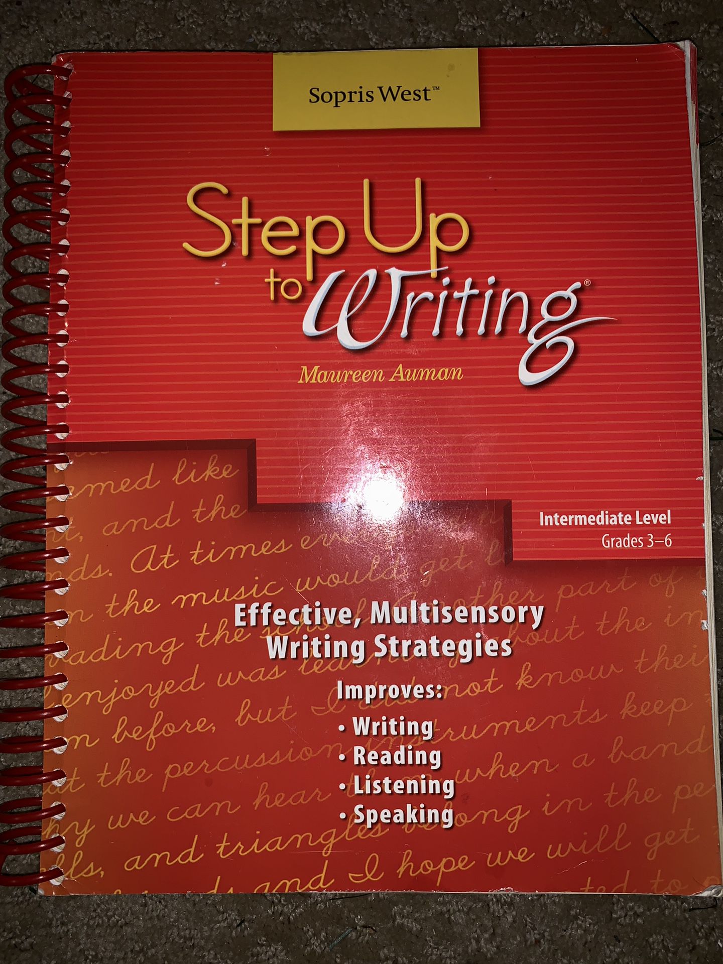 Step Up To Writing Teachers Manual Homeschool