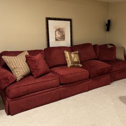 Custom Upholstered 10.5 FT Couch 