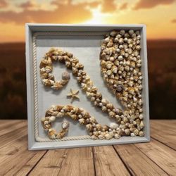 Local Artist. Custom Handmade Extra Large Octopus Seashell Wall Art