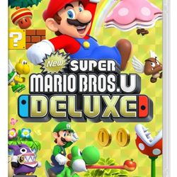 Super Mario Bros U Deluxe Nintendo Swtich Physical 