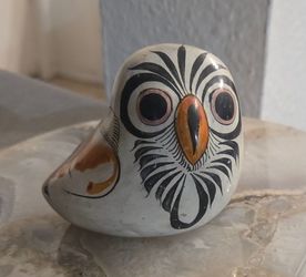 Vintage Tonala ceramic owl