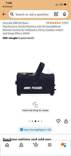 Fog machine