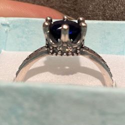 Crown Silver Ring S925 Size 8