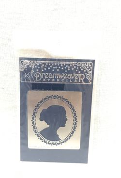 Stencil embossing dream weaver