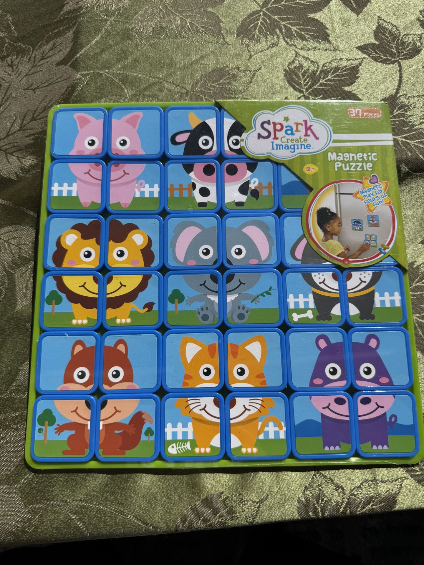 Brand New Spark Create Imagine Magnetic Puzzle 37 Pieces