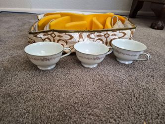 12 vintage tea cups