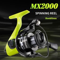 MX ProSpin Vortex Reel Fishing Reel C4000 Reels Spinning Reels Metal Spool and Handle for Saltwater and Freshwater Fishing
