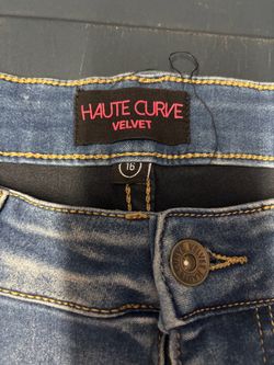 Haute Curve Velvet Jeans Size 16