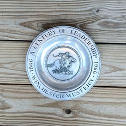Vintage Wilton Armetale Pewter Winchester-Western Plate 