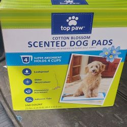 top paw

COTTON BLOSSOM

SCENTED DOG PADS serviettes de  pour chiens

SUPER ABSORBENT HOLDS 4 CUPS