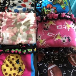 NEW fleece Blankets  Hand Made 