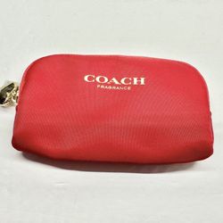 Coach Red Zipper Coin Purse **NEW 