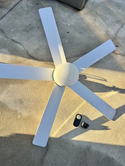 White Ceiling Fan 