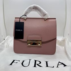 FURLA METROPOLIS CROSSBODY BAG – ROSE PINK