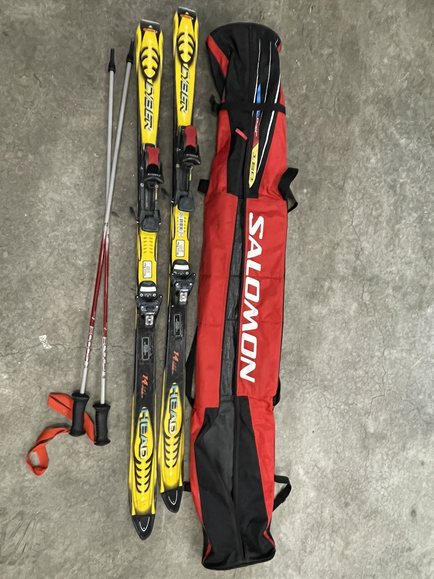 Head Skis /poles / Travel Bag