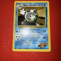 Misty's Poliwhirl 53/132 Gym Heroes Unlimited Pokémon Card Uncommon