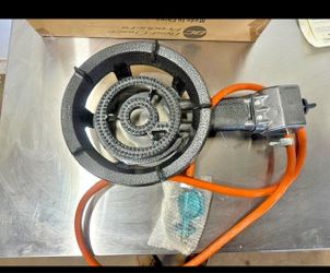 Cast Iron Propane Burner with Hose