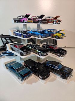 12 Car Display stand 1/64 scale Hotwheels Matchbox M2 Maisto