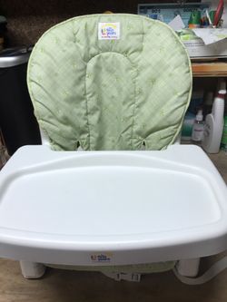 Baby & Toddler Feeding Seat High Chair  Attaches To Chair