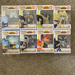 My Hero Academia Exclusive Funko Pop Set 