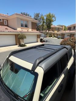 Roof Rails w/ Crossbars for 4-Door 2020-25 Ford Bronco