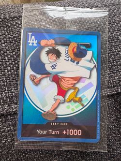 Dodgers Luffy One piece Promo