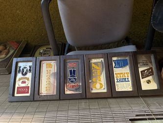 Bar Signs Lights Pool Table