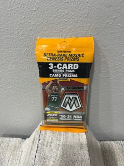 2020-21 Panini Mosaic NBA Basketball Cello Value Multi Pack Factory Sealed