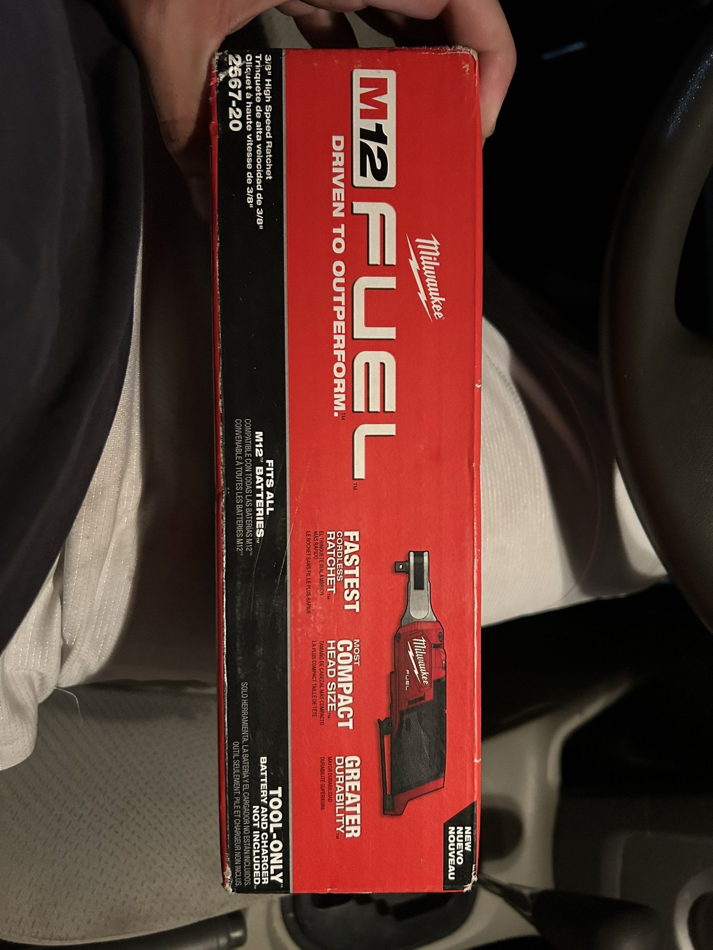 Milwaukee M12 FUEL 12-Volt Lithium-Ion Brushless Cordless High Speed 3/8 in. Ratchet (Tool-Only)