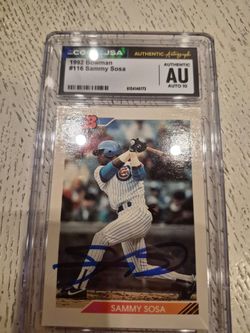1993 Sammy Sosa auto