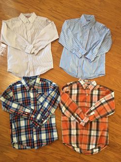 EUC children’s place boys shirts bundle size M 7/8