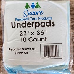 Underpads (150) per case