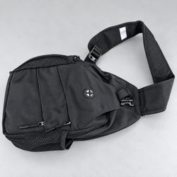 Black Sling Crossbody Bag/ Size L
