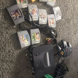 Nintendo 64 With Games