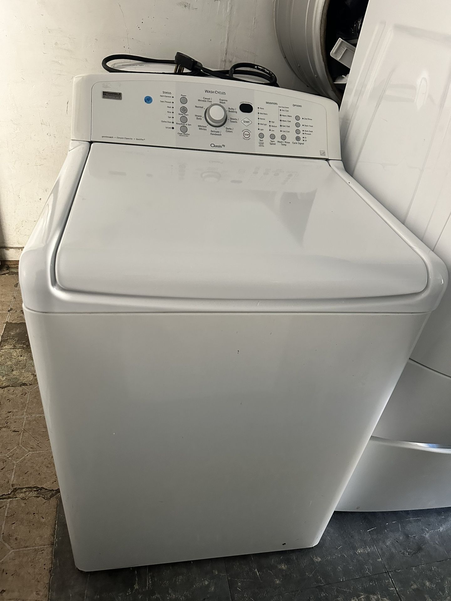 Kenmore XL Capacity Washer Works Like New 
