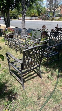 Patio set 7 piezas de metal