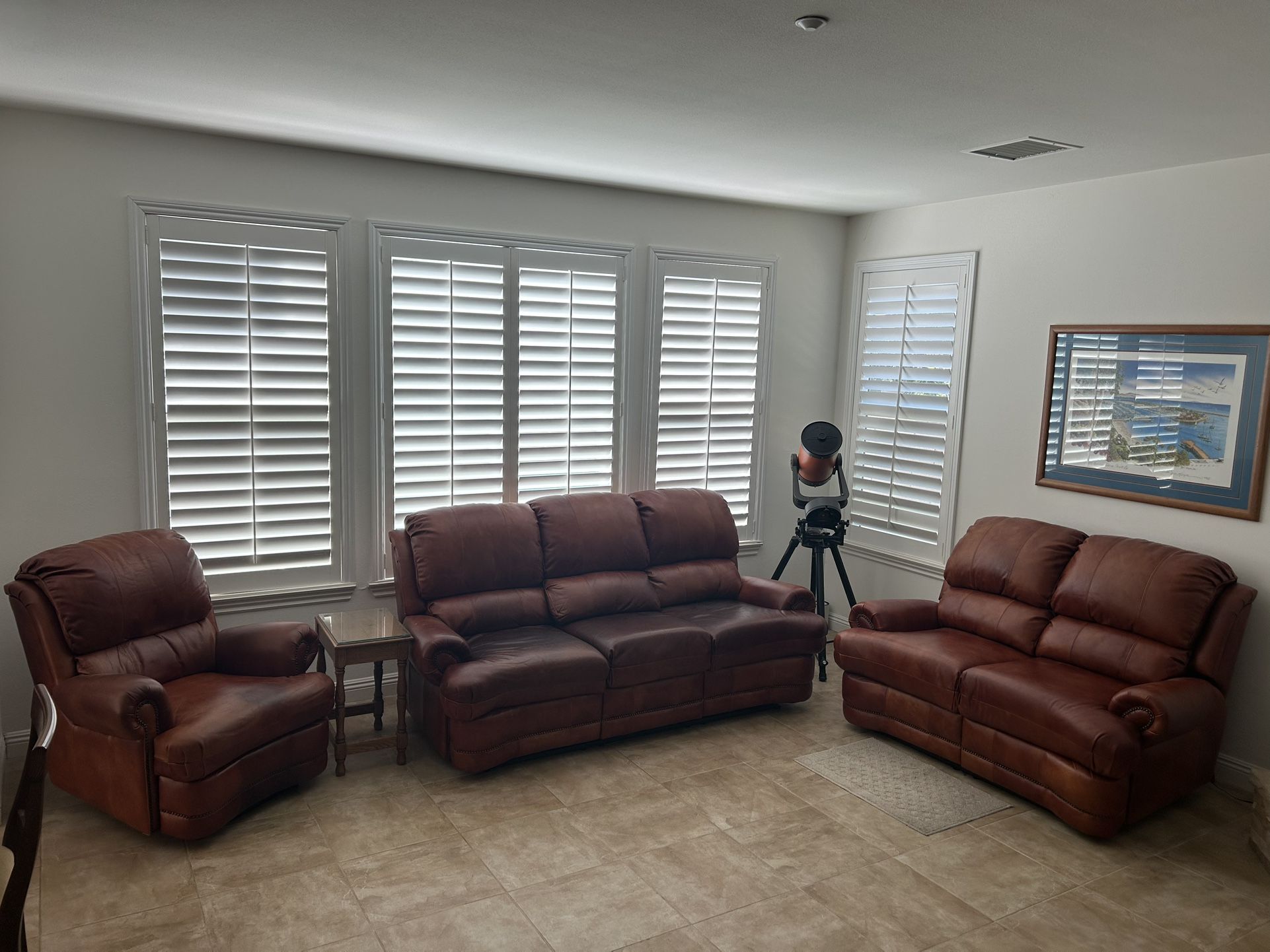 Leather Sofa, Couch,loveseat