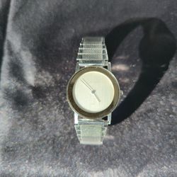 Vintage Skagen Denmark Stainless Steel Minimalist Watch - NEW BATTERY