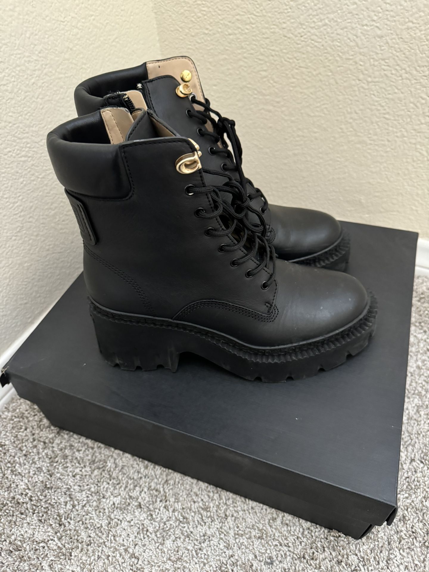 Coach Women’s Combat Boots