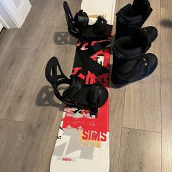 Snowboard set