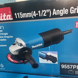 New In Box Makita Grinder 4-1/2” With Case