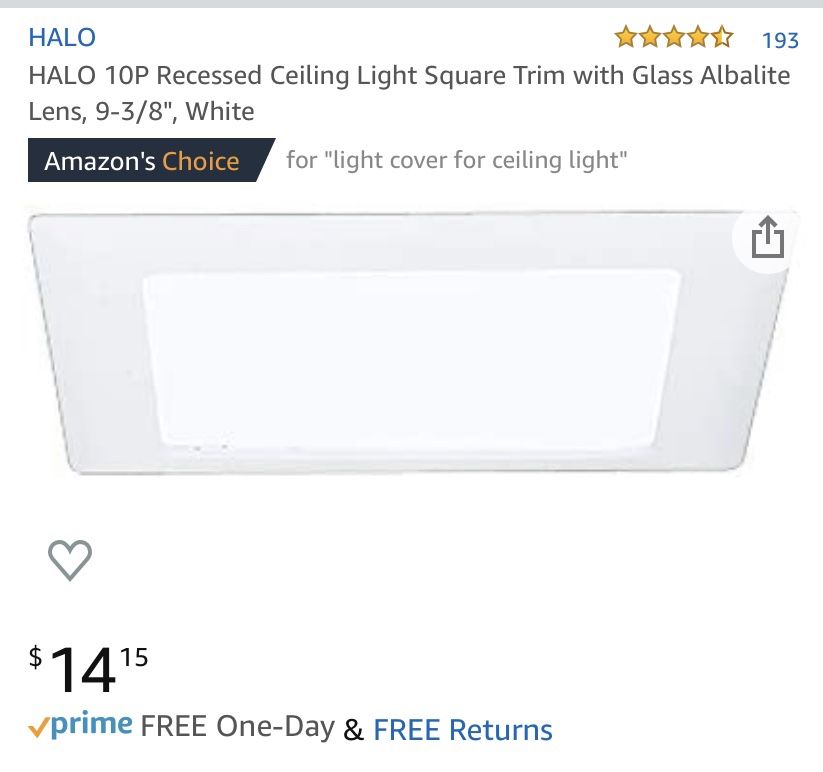 HALO recessed ceiling light brand new