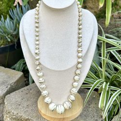 5 different vintage necklaces