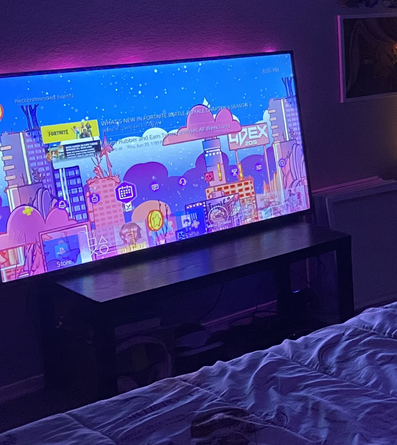 PLAYSTATION + CONTROLLERS + TCL ROKU TV