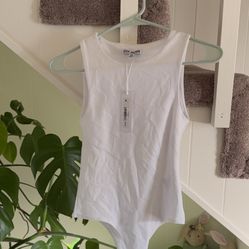 Steve Madden white bodysuit