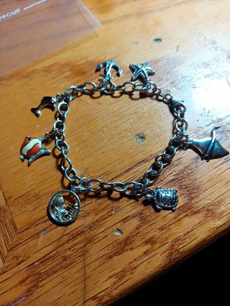 Sterling Silver Charm Bracelet