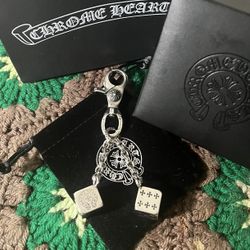Chrome Hearts Dice Keychain 