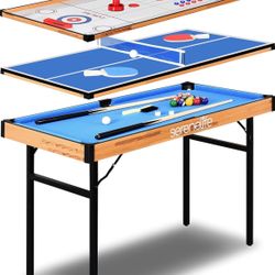 Multi Game Table Pool Hockey Ping Pong