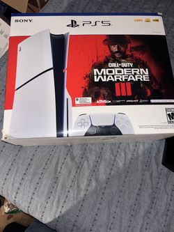 Ps5 slim with disc tray,controller and monitor